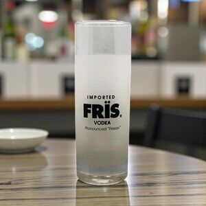 Imported Fris Vodka Frosted Shot Glass NWOT “Iced” Shot
